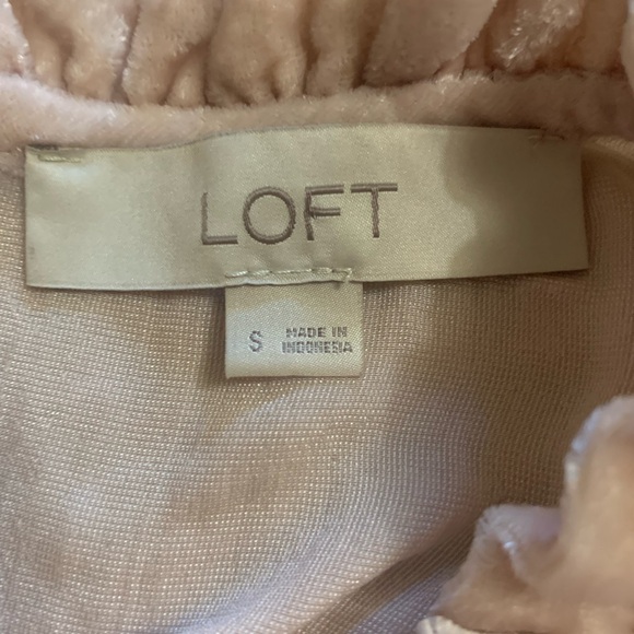 Loft “velvet” blouse - Picture 7 of 9